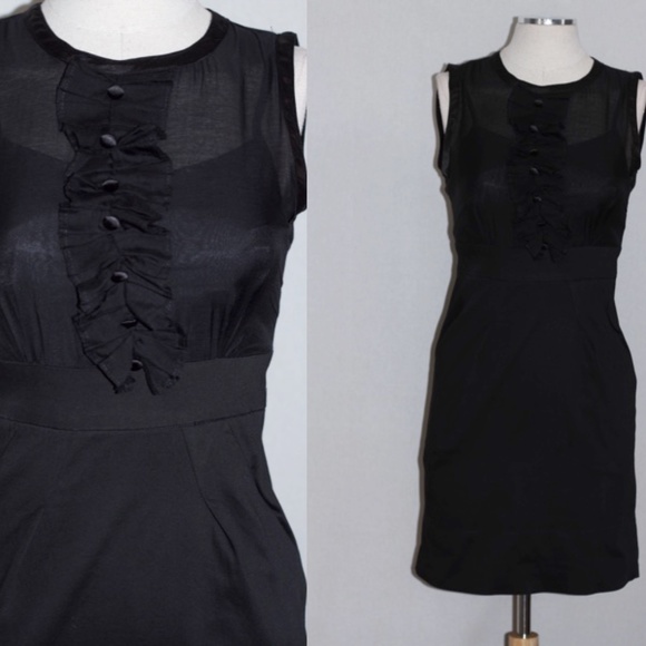 Black Ruffle Dress - Picture 1 of 9